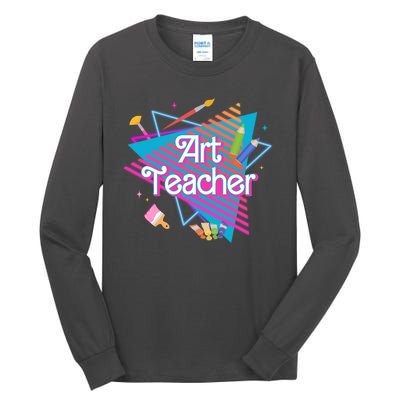 Art Teacher Retro Gift Tall Long Sleeve T-Shirt