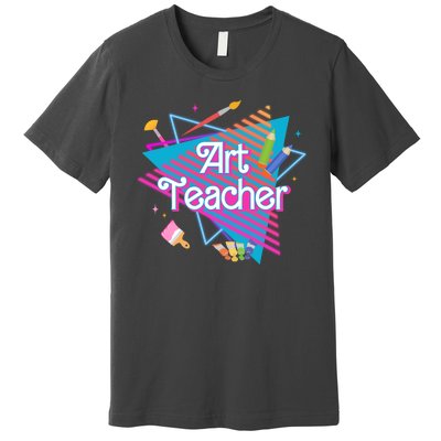 Art Teacher Retro Gift Premium T-Shirt