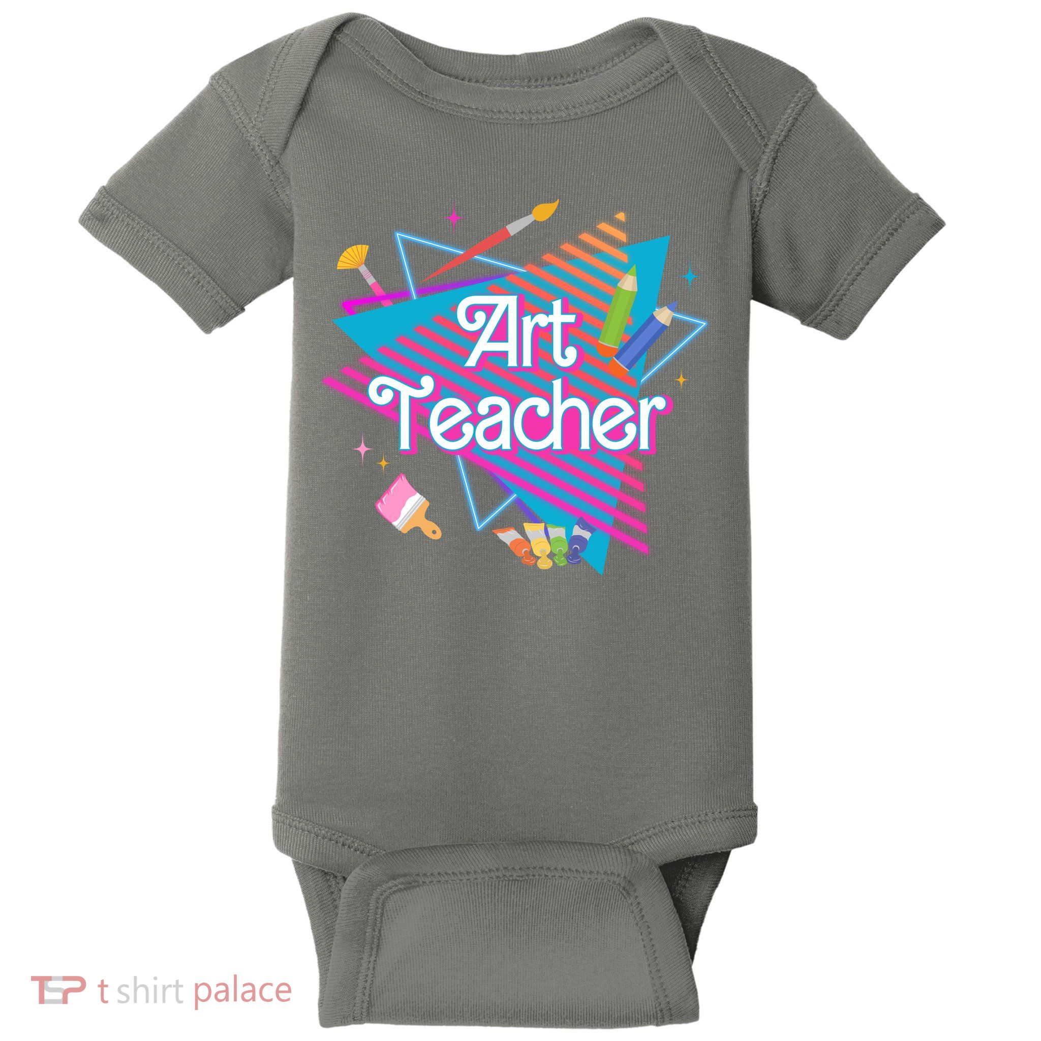 Art Teacher Retro Gift Baby Bodysuit