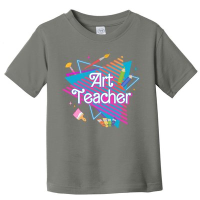 Art Teacher Retro Gift Toddler T-Shirt