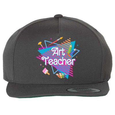 Art Teacher Retro Gift Wool Snapback Cap