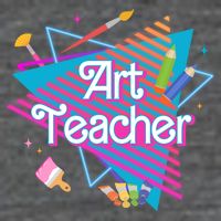 Art Teacher Retro Gift Wool Snapback Cap