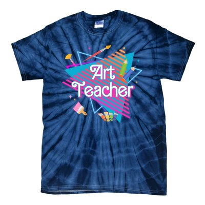 Art Teacher Retro Gift Tie-Dye T-Shirt