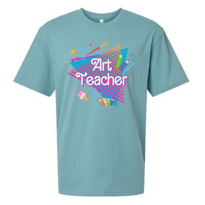 Art Teacher Retro Gift Sueded Cloud Jersey T-Shirt