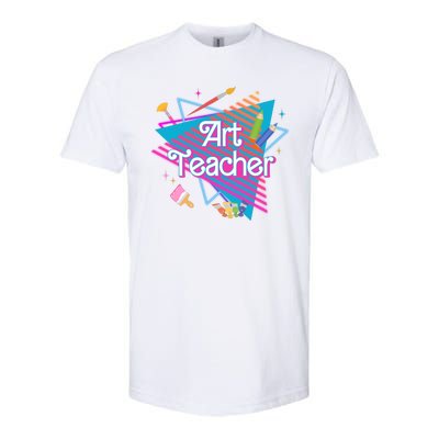 Art Teacher Retro Gift Softstyle® CVC T-Shirt