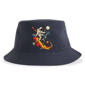 Astronaut T Rex Space Women Birthday Gifts Funny Sustainable Bucket Hat