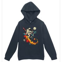 Astronaut T Rex Space Women Birthday Gifts Funny Urban Pullover Hoodie