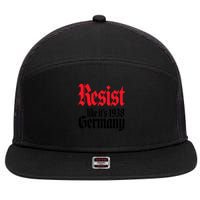 Anti Trump Resist It's Like Germany 1938 Activist Protest 7 Panel Mesh Trucker Snapback Hat
