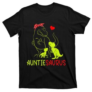 Auntiesaurus T rex Auntie Saurus Dinosaur Family Matching T-Shirt