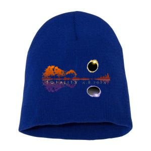 America Totality Reflections 4824 Sun Eclipse Short Acrylic Beanie