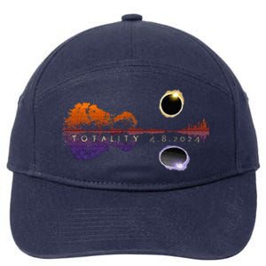 America Totality Reflections 4824 Sun Eclipse 7-Panel Snapback Hat