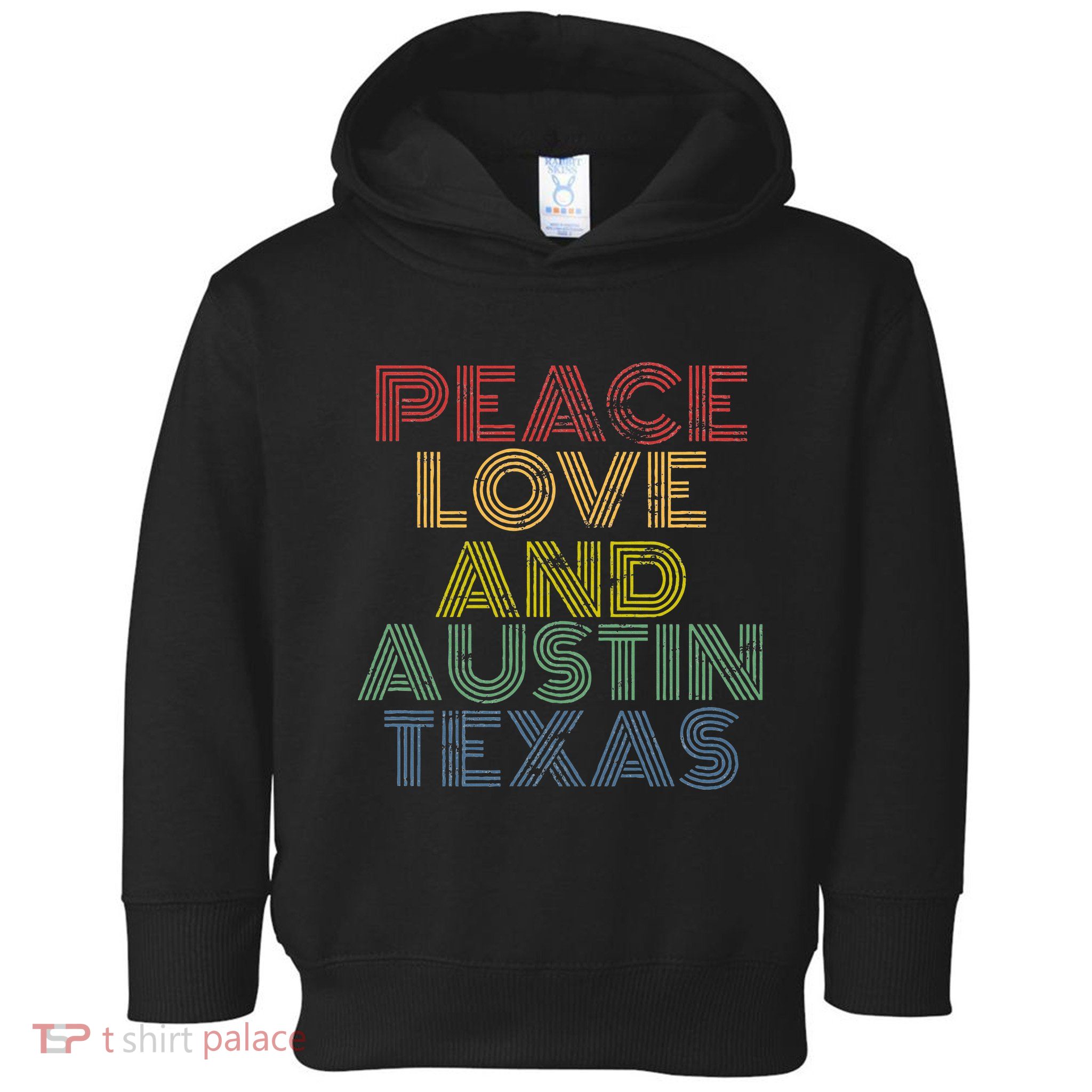 Austin Texas Retro Vintage Toddler Hoodie