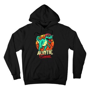 Auntiesaurus T Rex Auntie Saurus Dinosaur Family Matching Hoodie