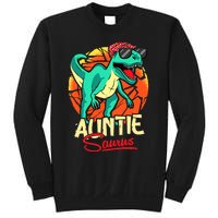 Auntiesaurus T Rex Auntie Saurus Dinosaur Family Matching Sweatshirt