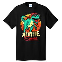 Auntiesaurus T Rex Auntie Saurus Dinosaur Family Matching Tall T-Shirt