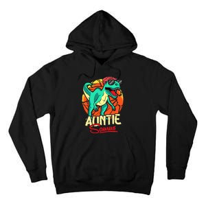 Auntiesaurus T Rex Auntie Saurus Dinosaur Family Matching Tall Hoodie