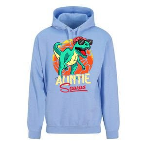 Auntiesaurus T Rex Auntie Saurus Dinosaur Family Matching Unisex Surf Hoodie