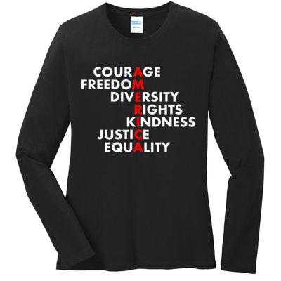 Anti Trump Resist Political Ladies Long Sleeve Shirt