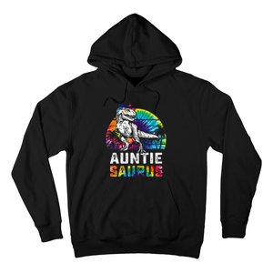 Auntiesaurus T Rex Dinosaur Auntie Saurus Family Matching Hoodie