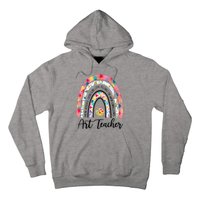 Art Teacher Rainbow Caring Dedicated Loving Vintage Hoodie