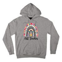 Art Teacher Rainbow Caring Dedicated Loving Vintage Tall Hoodie