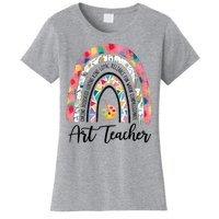 Art Teacher Rainbow Caring Dedicated Loving Vintage Women's T-Shirt