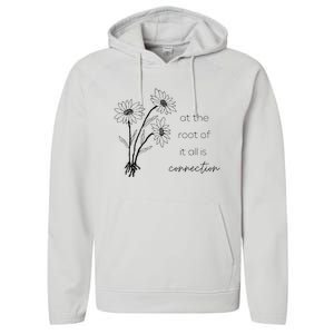 At The Root Of It All Is Connection Performance Fleece Hoodie