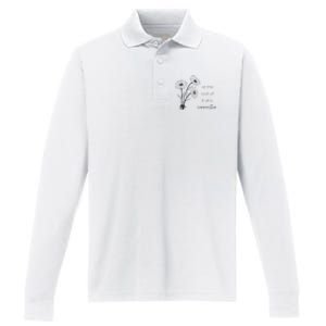 At The Root Of It All Is Connection Performance Long Sleeve Polo