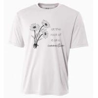 At The Root Of It All Is Connection Cooling Performance Crew T-Shirt