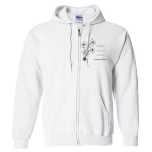 At The Root Of It All Is Connection Full Zip Hoodie