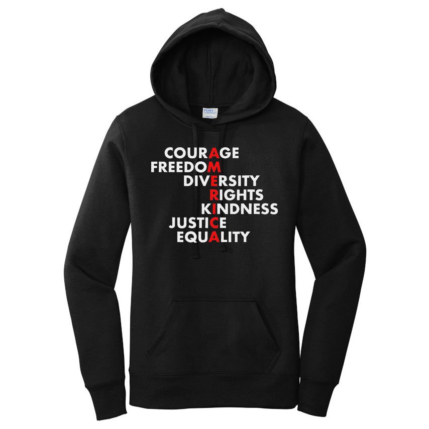 Anti Trump Resist Political Women's Pullover Hoodie