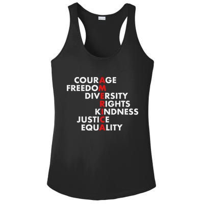 Anti Trump Resist Political Ladies PosiCharge Competitor Racerback Tank