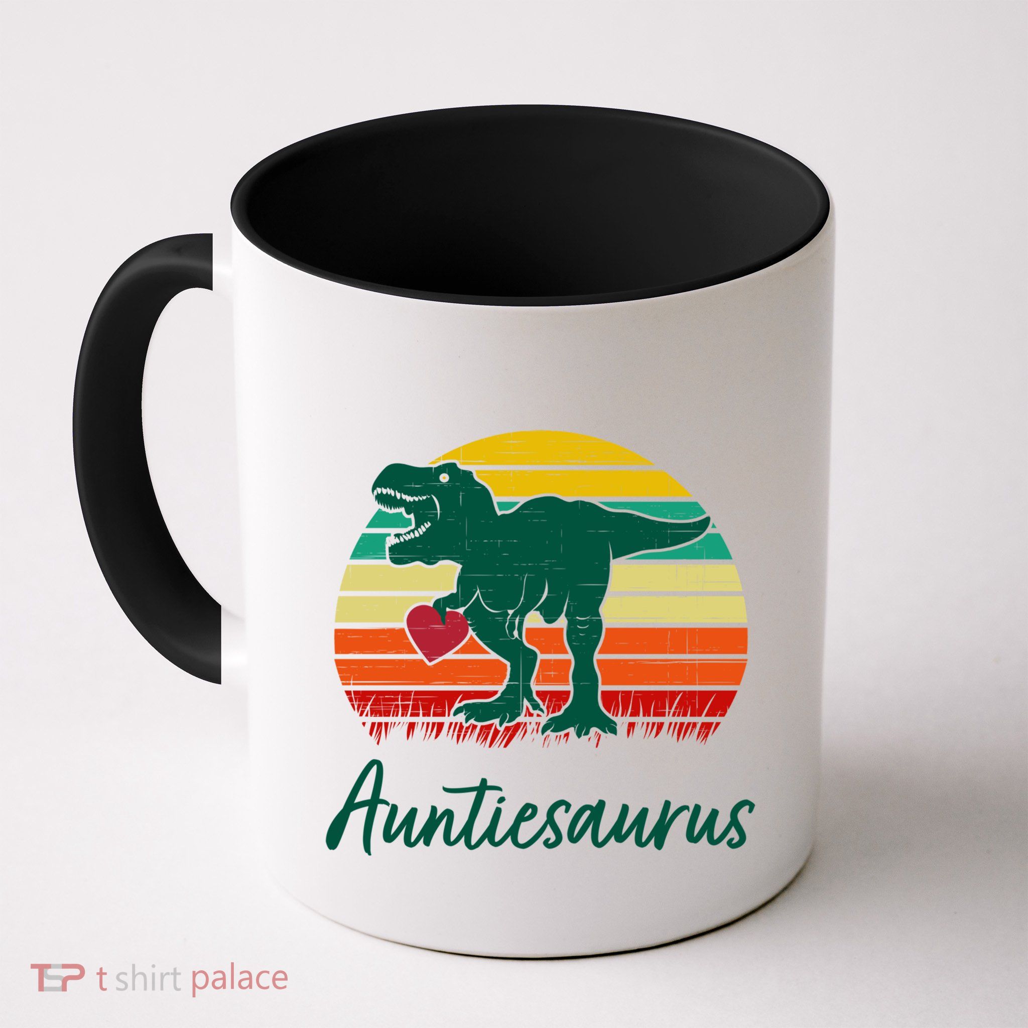 Auntiesaurus T Rex Dinosaur Cute Aunt Gift Mug