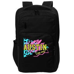 Austin Texas Retro 90s Impact Tech Backpack