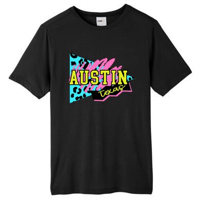 Austin Texas Retro 90s Tall Fusion ChromaSoft Performance T-Shirt