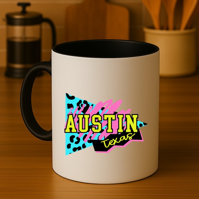 Austin Texas Retro 90s Mug