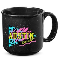 Austin Texas Retro 90s 15oz Campfire Ceramic Mug