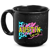 Austin Texas Retro 90s 15oz Campfire Ceramic Mug