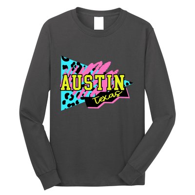 Austin Texas Retro 90s Long Sleeve Shirt