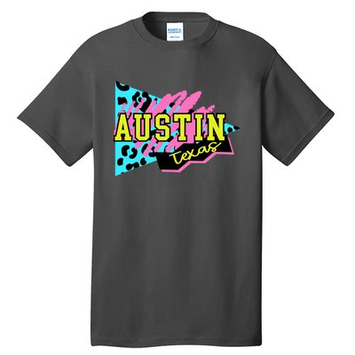 Austin Texas Retro 90s Tall T-Shirt