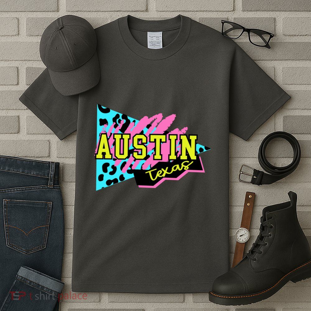 Austin Texas Retro 90s Tall T-Shirt