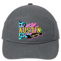 Austin Texas Retro 90s 7-Panel Snapback Hat