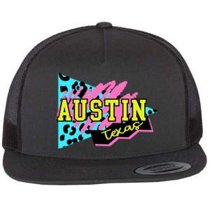 Austin Texas Retro 90s Flat Bill Trucker Hat