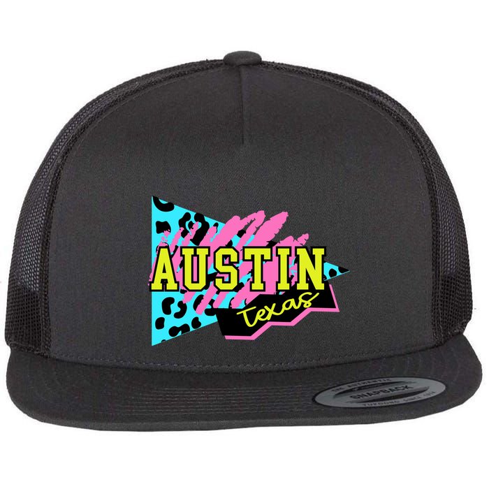 Austin Texas Retro 90s Flatbill Hat