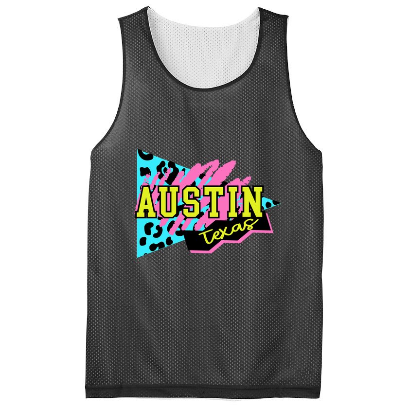 Austin Texas Retro 90s Mesh Reversible Basketball Jersey Tank