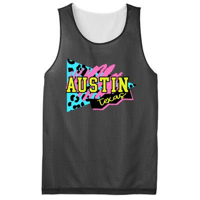 Austin Texas Retro 90s Mesh Reversible Basketball Jersey Tank