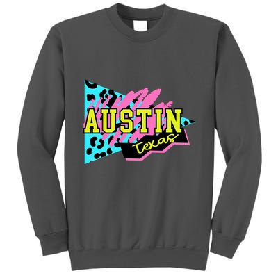 Austin Texas Retro 90s Tall Sweatshirt