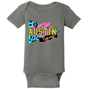 Austin Texas Retro 90s Baby Bodysuit