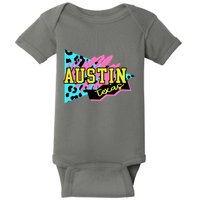 Austin Texas Retro 90s Baby Bodysuit