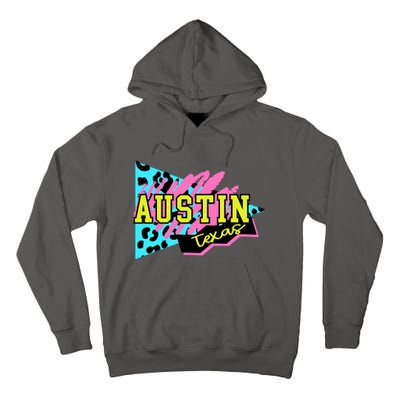 Austin Texas Retro 90s Tall Hoodie